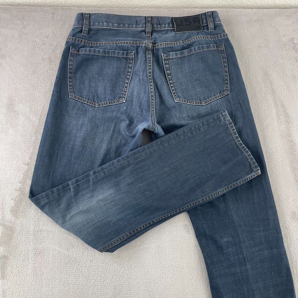 John Varvatos Blue Slim Straight Jeans